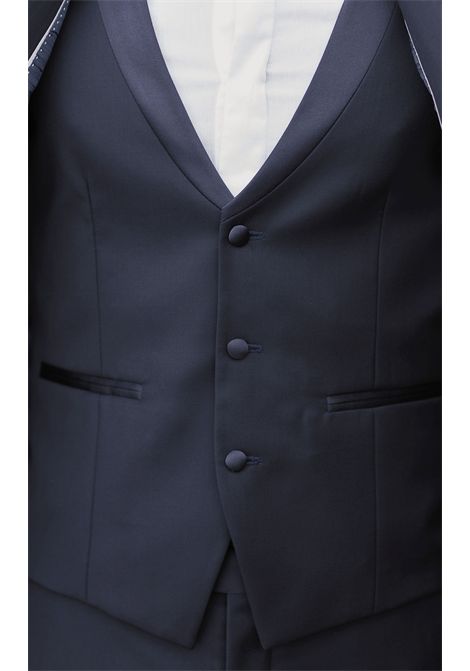 smoking con gilet thomas pina THOMAS PINA | Abiti | COR.26.38.305ABLU